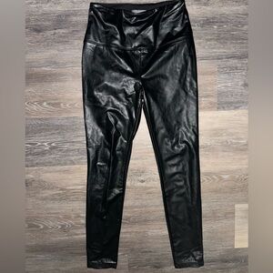 Lyssé New York Black Faux Leather Pants - Size Small